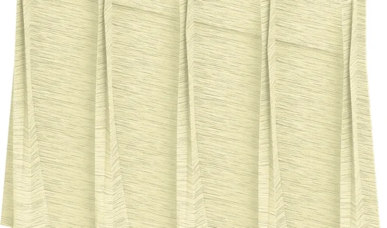 Beispiel einer Rafffung der Vorhänge mit Flex Druk